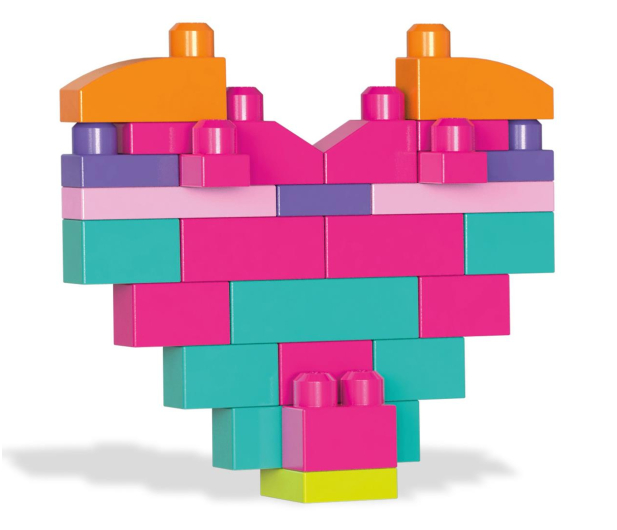 Mega Bloks Klocki Zestaw 60 el torba różowa - 331512 - zdjęcie 5